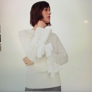 Club Monaco Cream Sweater